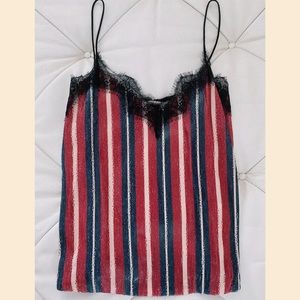 ZARA Sequin Lace Top -Perfect for the Holidays!